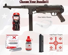 Umarex 2251813 Legends MP40 Full Auto CO2 Powered.177 BB Airgun w/Bundle Options