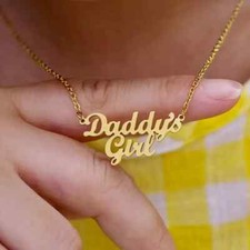 Daddy's Girl Necklace Gold