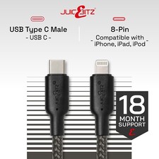 Braided USB Fast Charger Cable for iPhone 12 13 14 Pro Max SE XS XR iPad Air/2/3