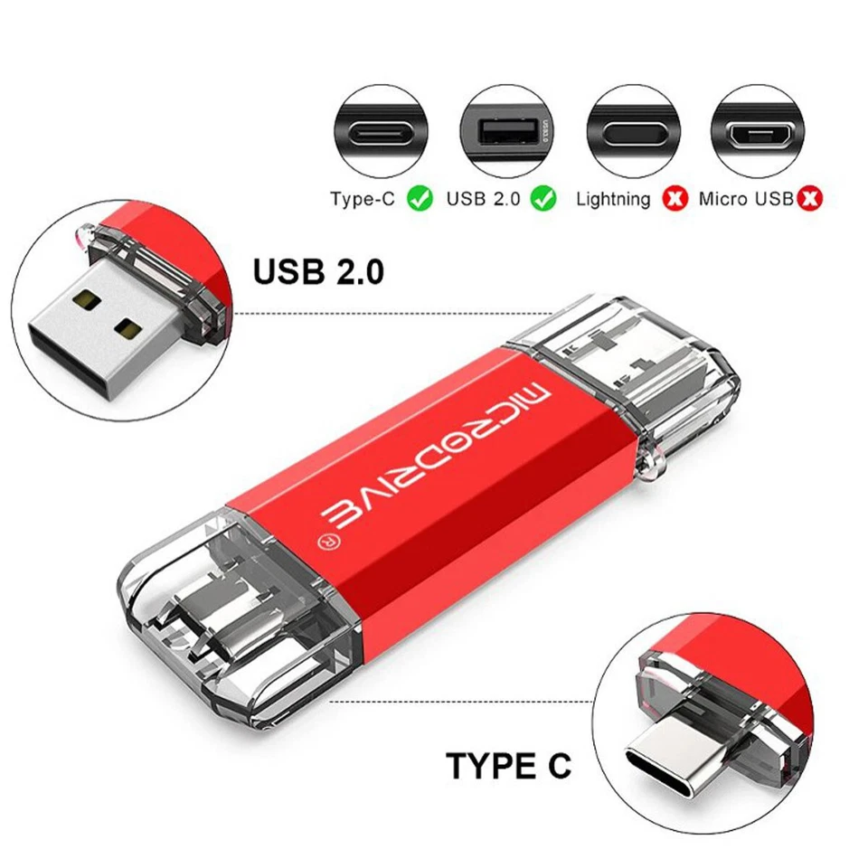 Clé USB 128 Go 128Gb 64 go Type C OTG USB Flash pour smarphone Android et PC - Photo 3/4