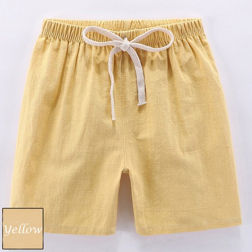 Summer Children Clothes Pants Kids Elastic Waist Shorts Casual Girl Boys Pants - Picture 13 of 35
