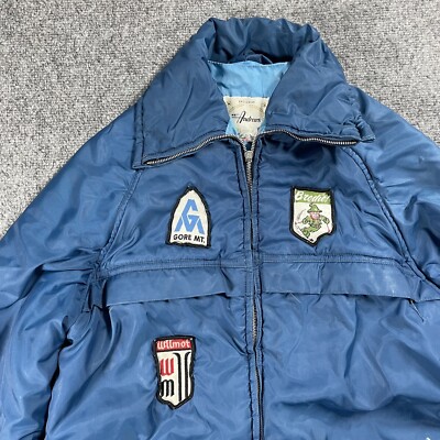 VINTAGE 60s 70s Matt Andrews Ski Jacket Small Souvenir Patch