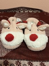 NEW Slippers Cute Reindeer pink color size 38