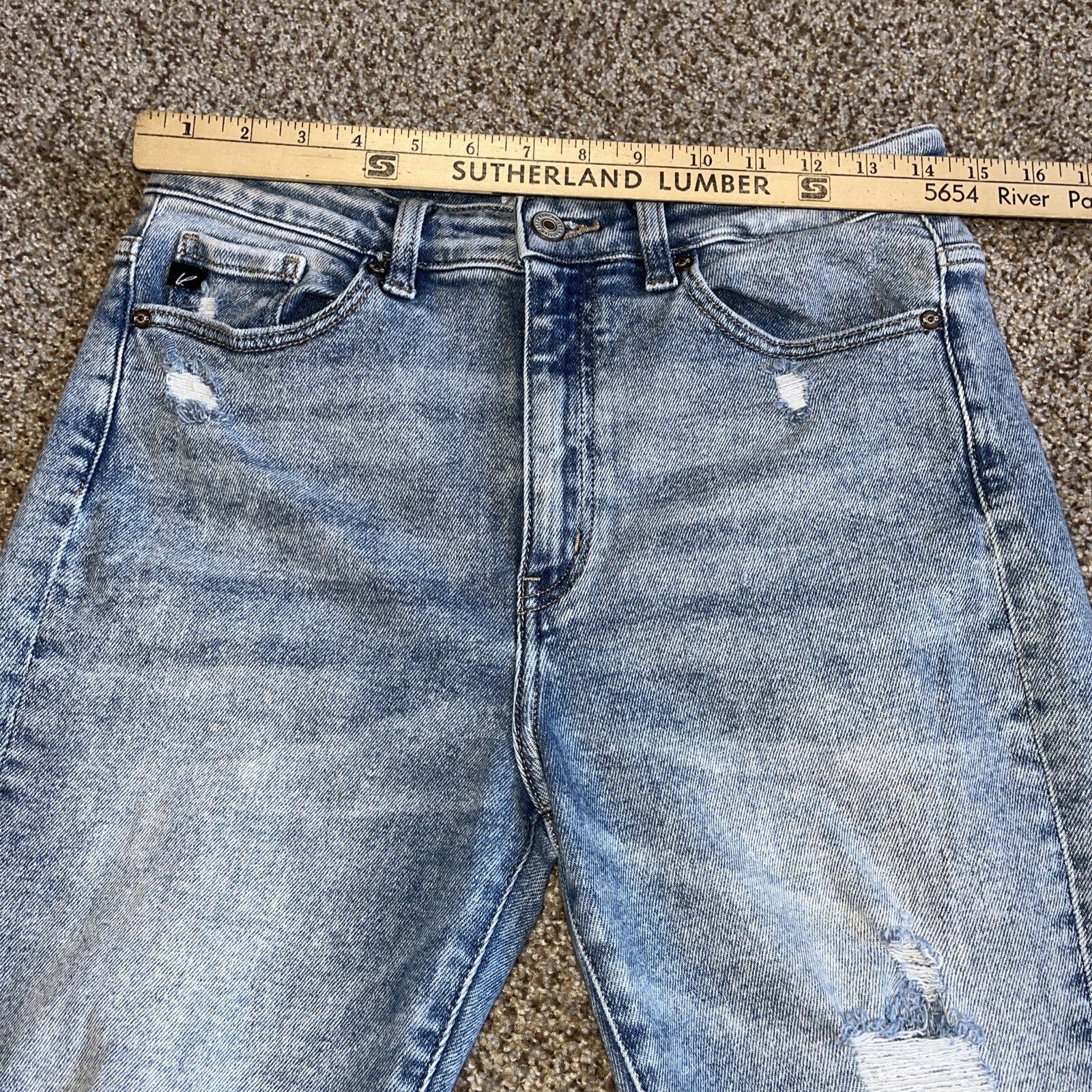 KanCan Estillo Distressed High Rise Distressed Jeans Size 11/29 (29x30) Womens - View 5