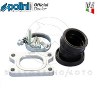 Ansammler Ansaugung Polini AM6-DERBI Dellorto D30 Aprilia RS4 50 (Derbi D50B)