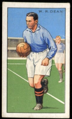 Tabakkarte, Gallaher, CHAMPIONS, mit Bildunterschrift, 1. 1935, Dixie Dean, Fußball, #26