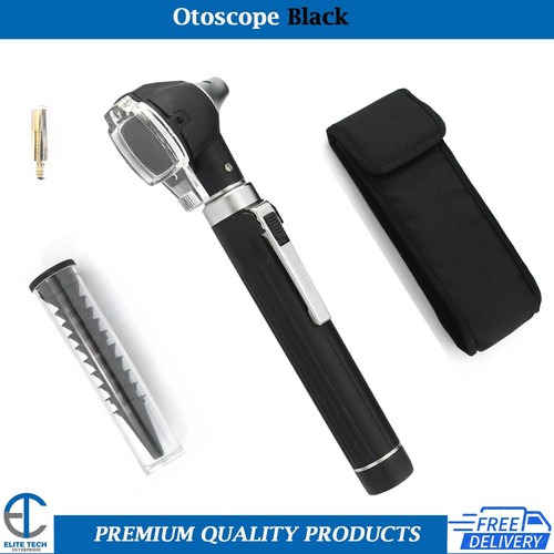 Fiber Optic Mini Otoscope Ophthalmoscope Medical Ear Examination Free Led New - Picture 4 of 21
