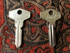 2 New Blank FC3 Keys Vtg Uncut Capri NOS Stock To Be Cut 