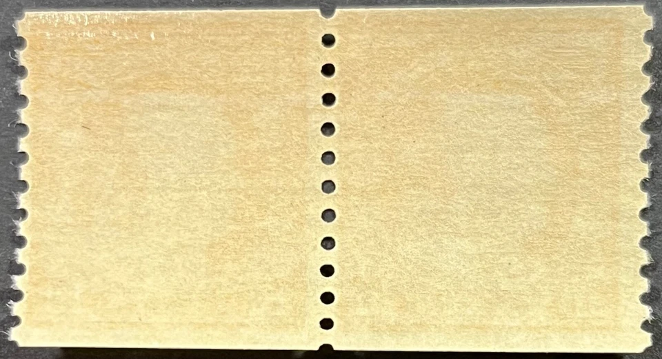 United States, #497, Benjamin Franklin, Rotary Press, Coil Pair, MNH, F-VF - Image 2 of 2