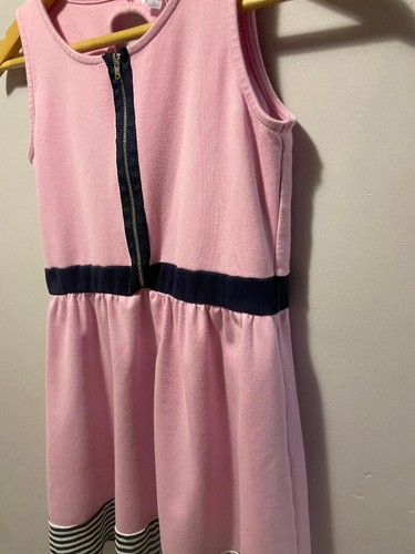 Disney D-Signed Girls Front Zip Pink & Blue Dress Size Large FAST FREE SHIP - Picture 2 of 7