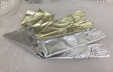 23.5" Metallic Gloves Adult Opera Length. Pick Your Color 