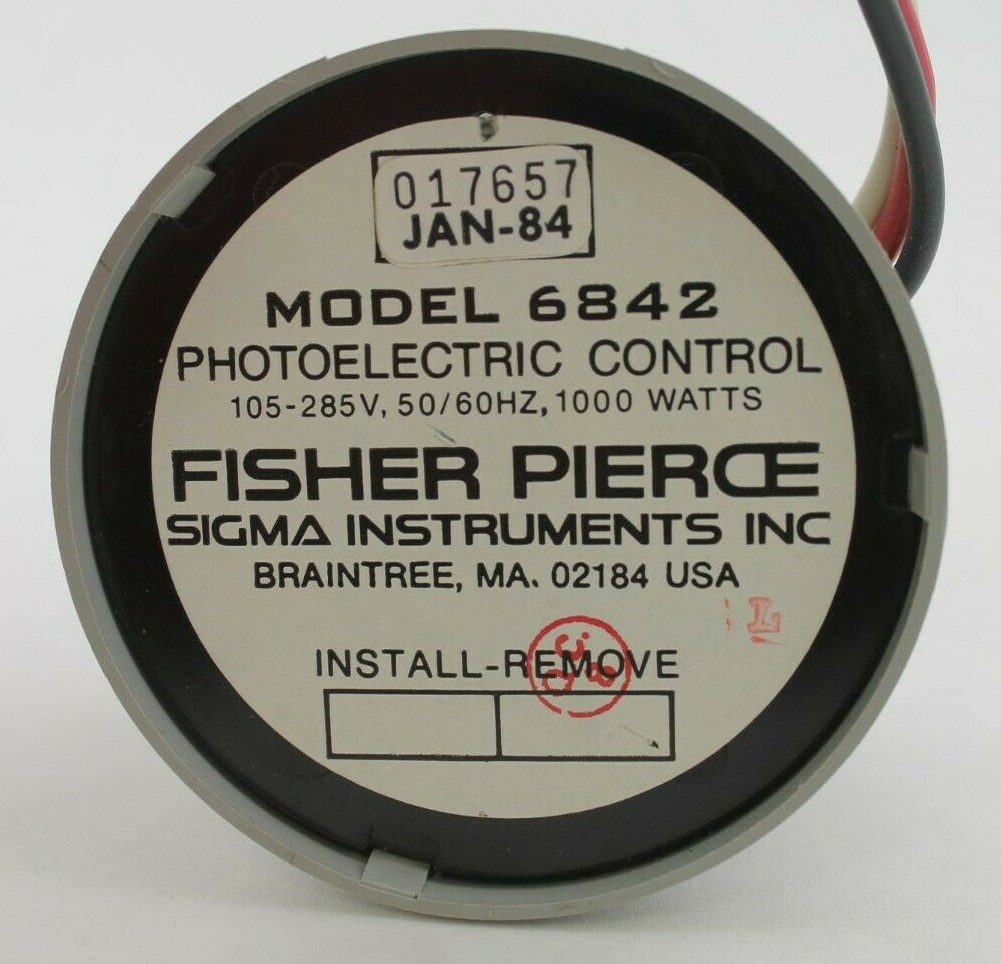 Fisher Pierce 6842 Photoelectric Outdoor Lighting Control eBay