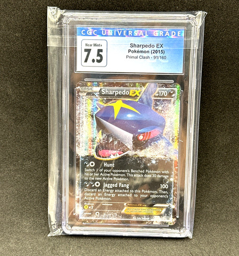 Sharpedo-EX graded CGC 7.5 for sale on eBay