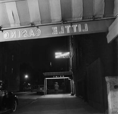 Cin-Cin Restaurant And Little Casino Lounge In New York 1947 OLD PHOTO