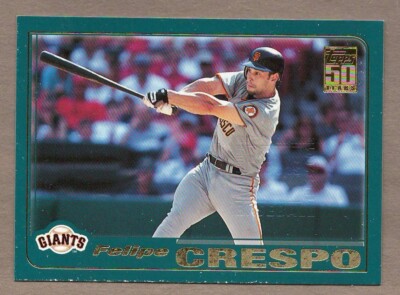 FELIPE CRESPO 2001 Topps EMPLOYEE Parallel Card 590 From Factory