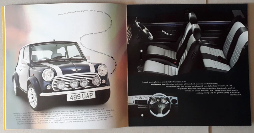 Rover Mini Classic Range Brochure 2000 - Se7en Cooper Cooper Sport - Image 4 of 4