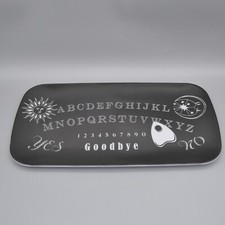 Bandeja para servir tabla negra Ouija Spirit melamina enrollable Halloween Sun Moon 14x8