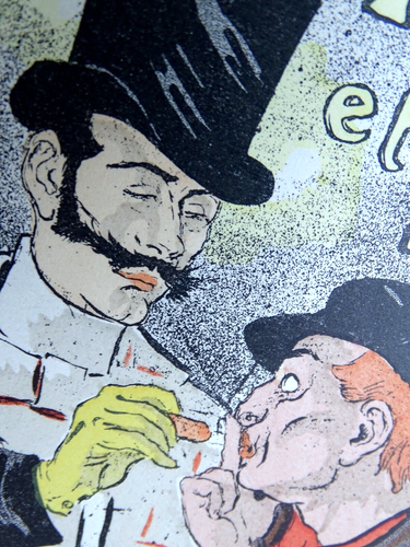 STEINLEN original lithograph 1895 Poster Mothu and Doria Impressionist Scenes - Picture 3 of 5