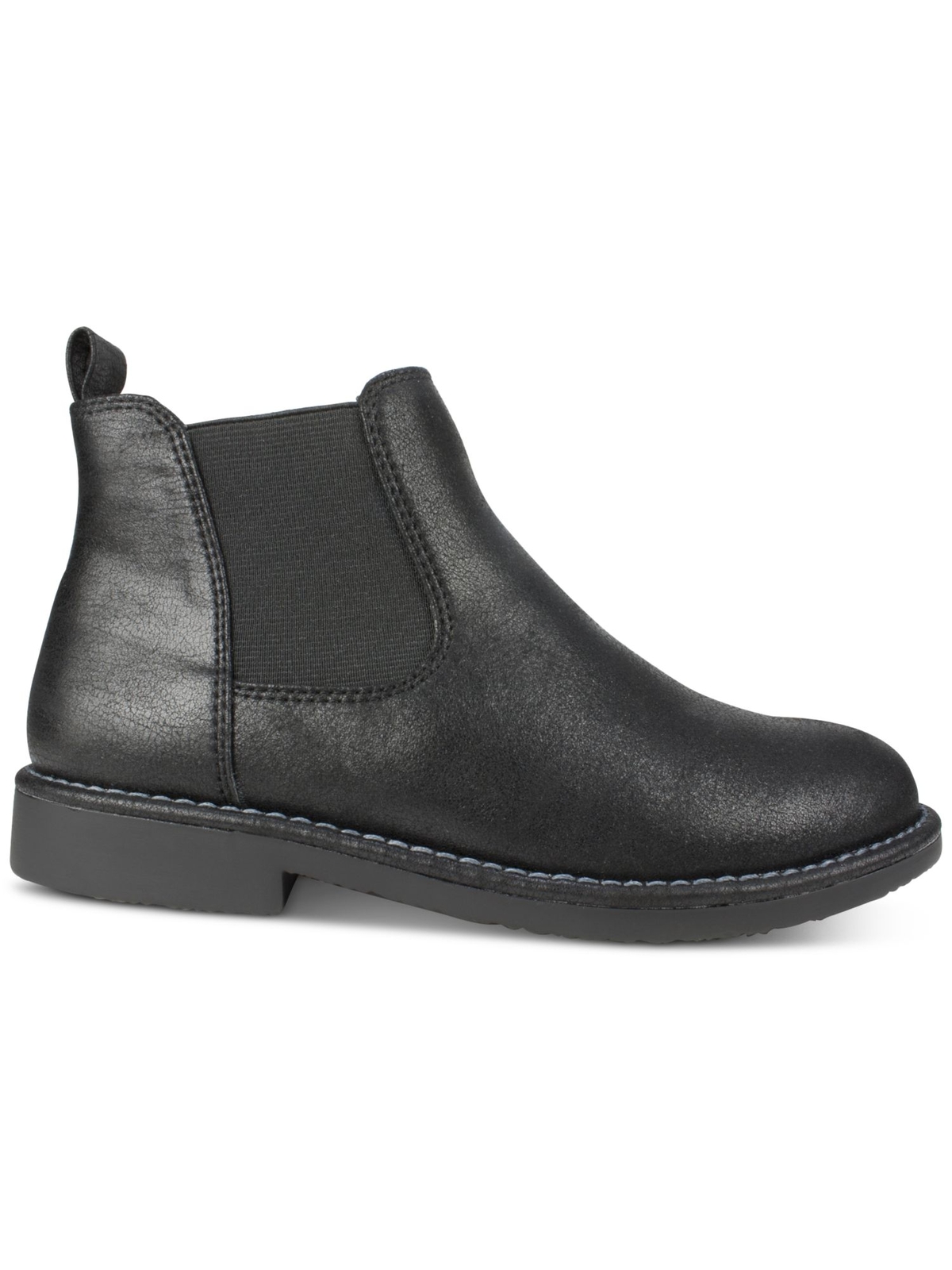 Женские черные ботильоны без шнуровки SEVEN DIALS Maggie с круглым носком на блочном каблуке 5,5 м