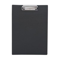Klemmbrett Din A4 Polystyrol Schwarz