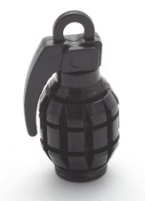 4x Tappi Valvola Granata a Mano Granata Nera Auto Auto Bici Camion Moto Nero