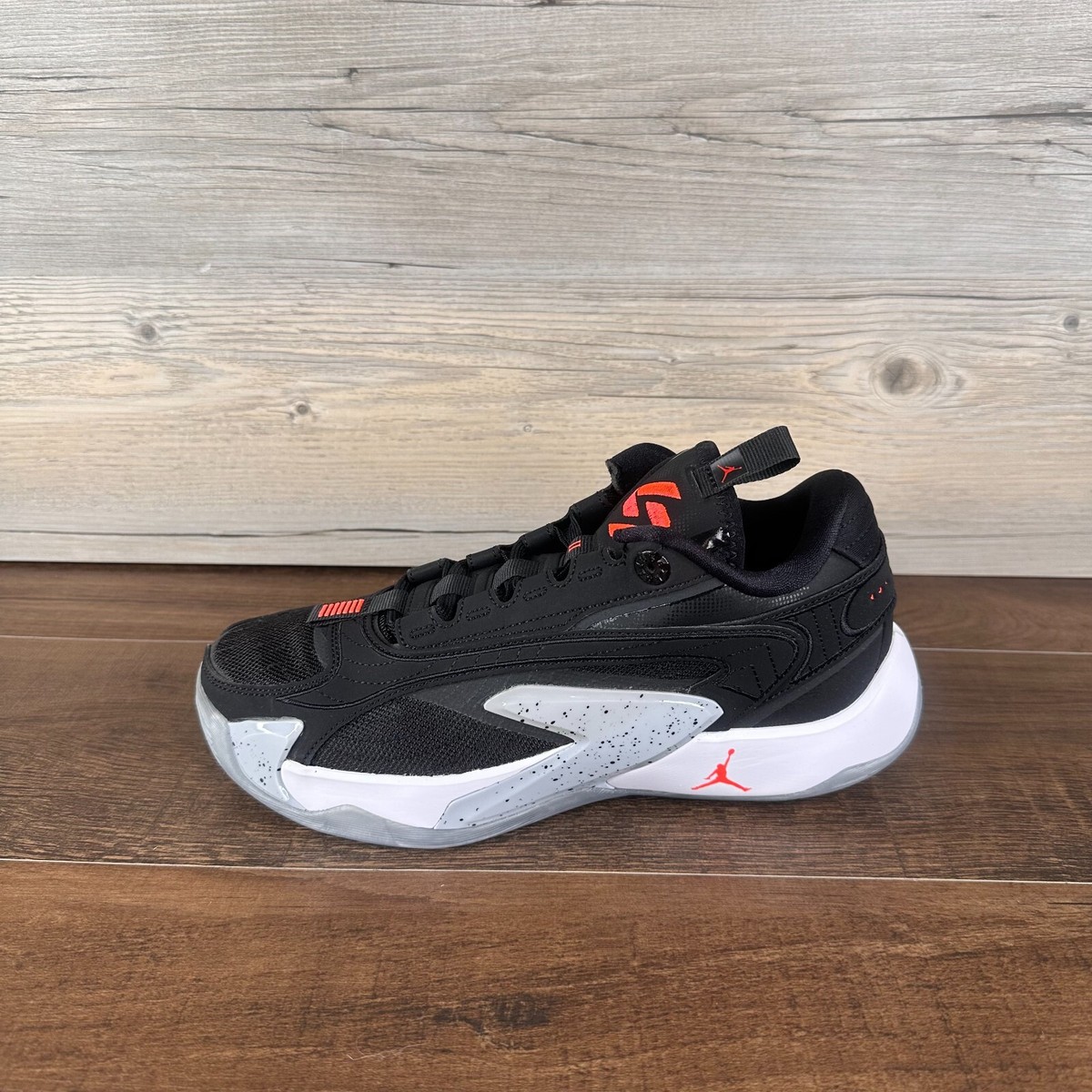 Nike Air Jordan Luka 2 Black Cement GS Size 7Y Black Bright