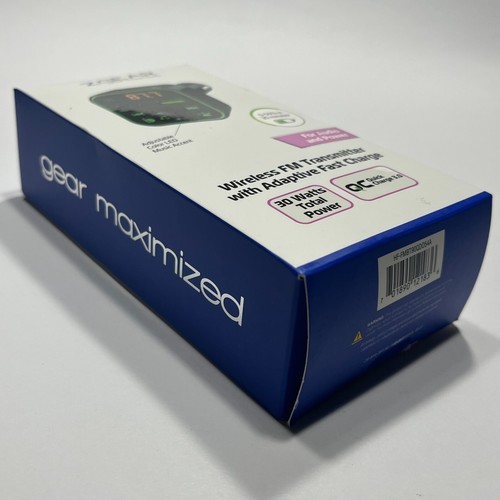ZGear Wireless FM Transmitter w/Adaptive Fast Charger 30 Watts - Picture 5 of 7