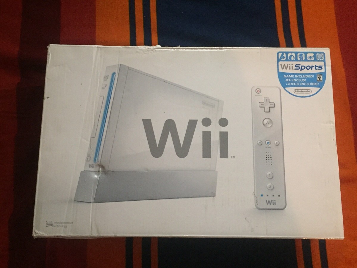 Brand New Nintendo Wii White Console with Wii Sports no Brand New Nintendo Wii White Console with Wii Sports no