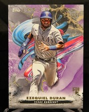 2023 Topps Inception Ezequiel Duran Purple Parallel Rookie #d /150 Texas Rangers