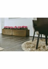 FIORIERA VASO Matera RETTANGOLARE 100X40X40 cm RESINA MODERNO - MONACIS