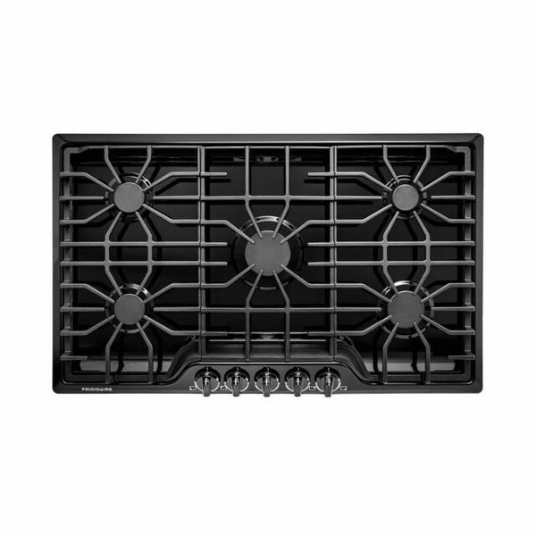 Frigidaire 36 inch 5 Burner Black Gas Cooktop FFGC3626SB for sale