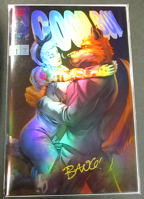 FOIL SIGNED GARRETT GUNN ''BANG'' GOOD BOY SOURCE POINT PRESS #1  CE COA WW61