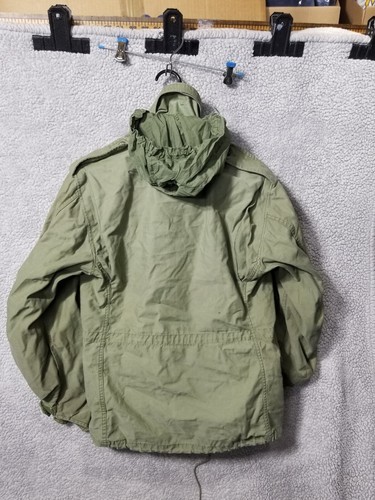 Vintage USAF Military Vietnam War M-65 Field Jacket 1967 OG-107 SEE MEASUREMENT - Picture 19 of 21