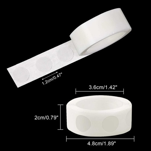 1000pcs Glue Point Clear Balloon Glue Removable Adhesive Dots Double Sided Dots - Picture 8 of 12
