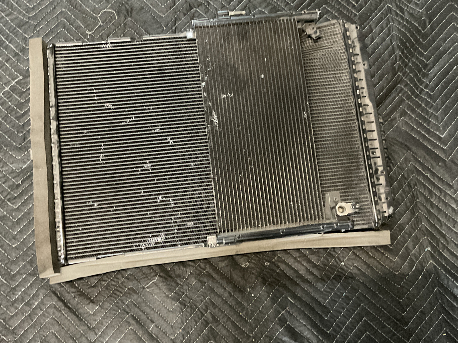 2018 MCLAREN 720S REAR DRIVER RADIATOR W/CONDENSER 11L0359CP.02 OEM~DAMAGE~