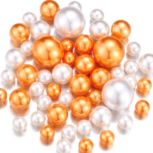 100Pcs Floating No Hole Pearls - Jumbo/Assorted Sizes Vase Decorations - Picture 33 of 56