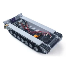 Metal Chassis w/ Gearbox Road Wheels for Henglong 1/16 RC Tank Abrams M1A2 3918