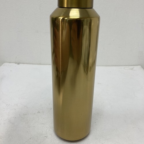 STARBUCKS vacuum insulated water bottle tumbler, GOLD color, 20 oz. New W/Defect - Picture 5 of 16