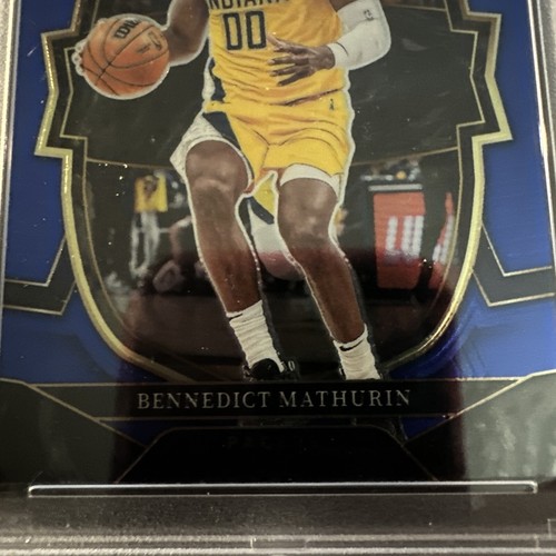 Select Bennedict Maturin #79 2022 azul radiocontrol novato PSA 10 gemas como nuevo Indiana Pacers - Imagen 6 de 11
