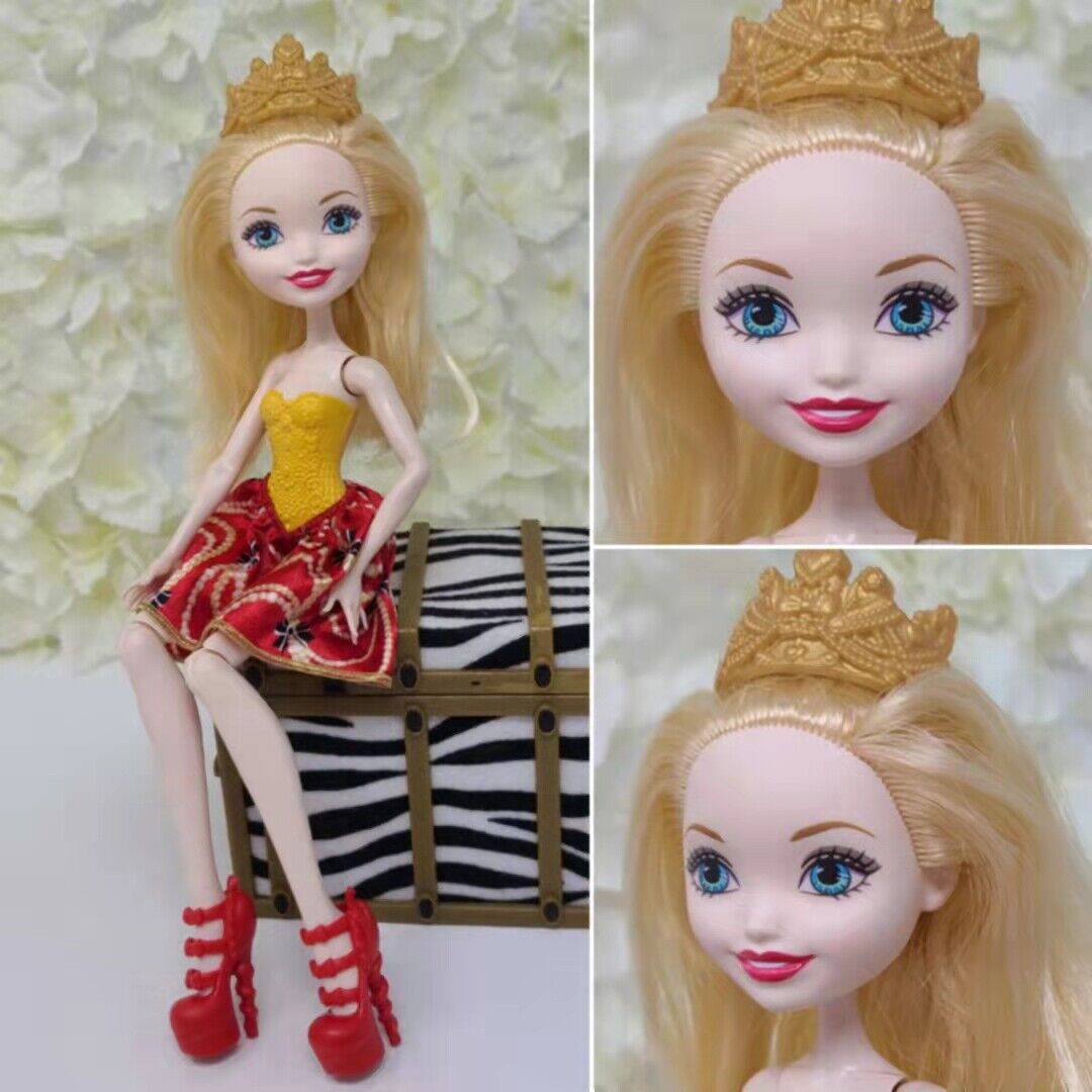 Ever After High Basic Budget Apple White Doll - Closed Mouth Wave 1 2015 -  Dress