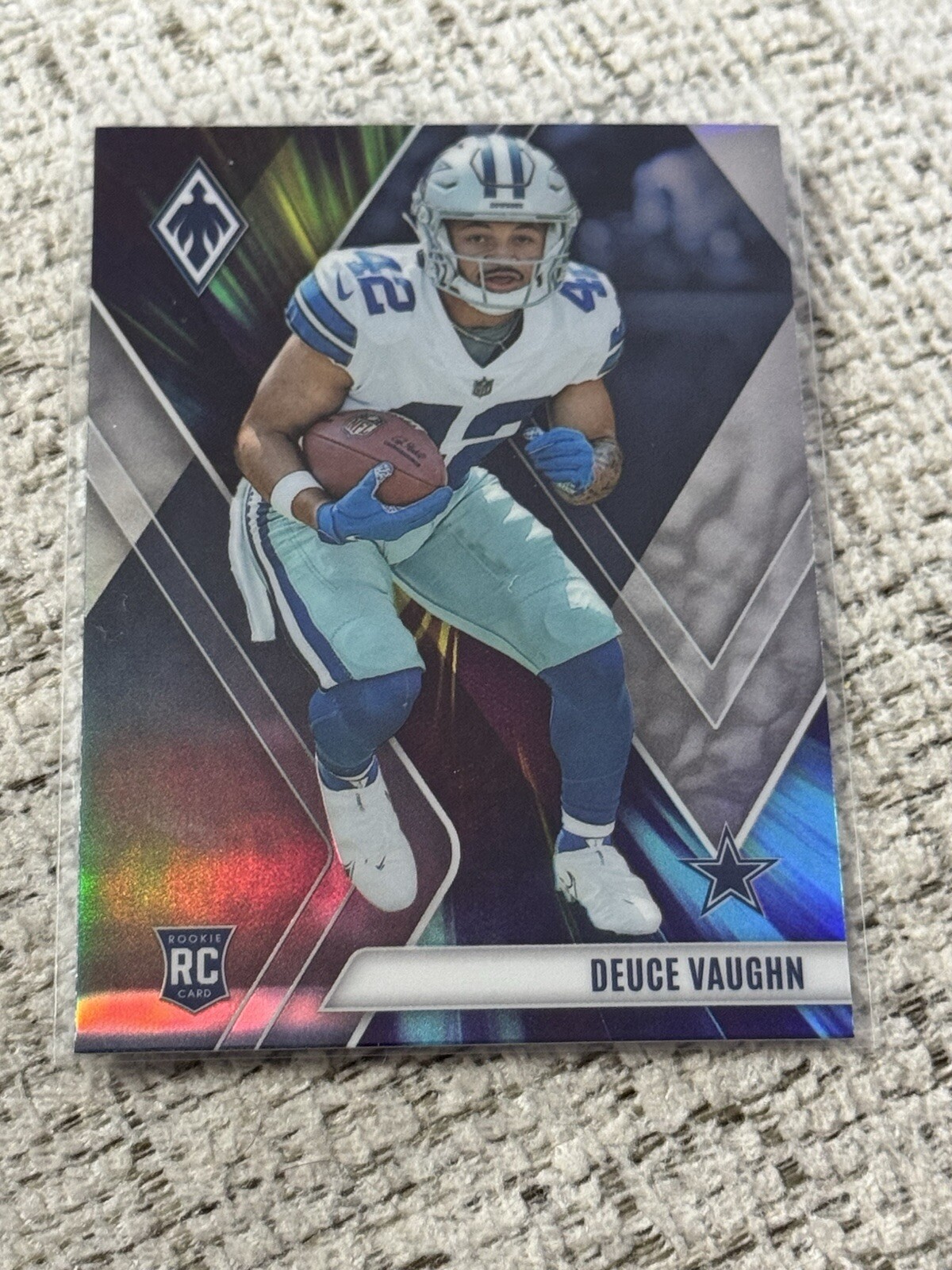 2023 Deuce Vaughn Panini Phoenix Color Burst Rookie RC #134