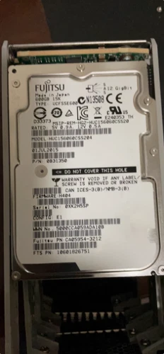 CA07670-E683 Fujitsu DXS3 600GB 15K 2.5" SAS Hard Drive W/tray