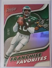 2023 panini prestige football Randell Cunningham Franchise Favorites /25