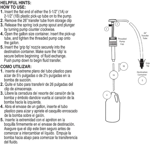 Pennzoil 36671 Pennzoil Fluid Transfer Pump - Gallon - Picture 4 of 12
