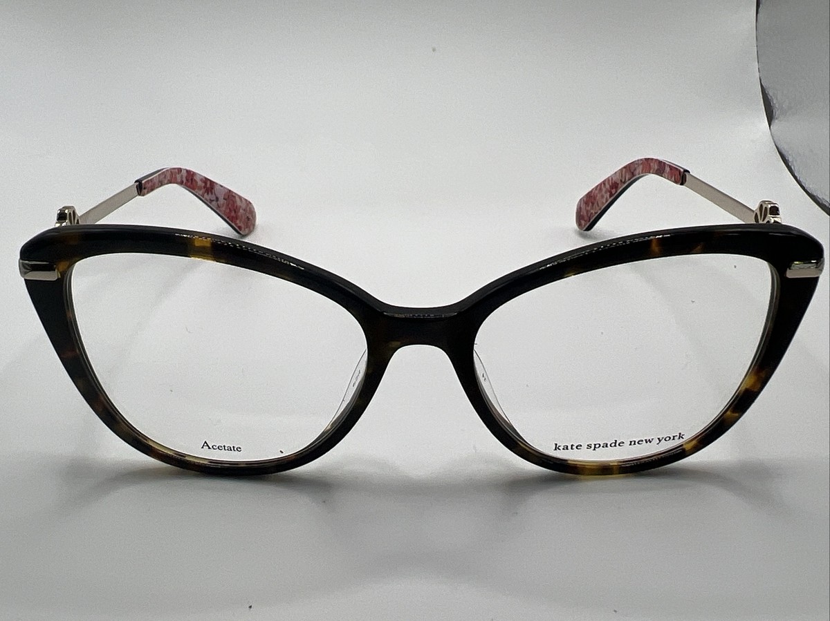 kate spade FLAVIA 086 140 51/16 tortoise women's eye frames EE20