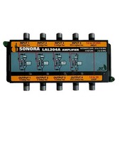 Sonora Design Input Self Adjusting Amplifier w/ LED Indicators LAL204a Untested