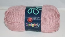 Misty Pink Yarn 3.5 oz 201 yards Sprightly Acrylic Worsted Very Soft NEW