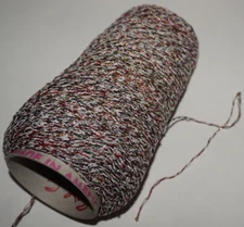 5oz.. Cone, Made in America, Gray/Copper/Metallic Twist, Machine Knitting Yarn