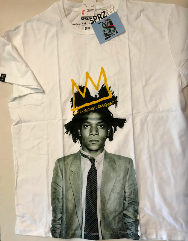 basquiat x  コラボ コルセット 38 1 JEAN-MICHEL BASQUIAT T-SHIRT MoMA New York Suit Crown