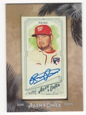 RAUDY READ 2018 Topps Allen and Ginter FRAMED MINI AUTOGRAPH RC Auto Nationals
